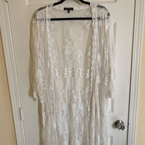 Lace cover up
